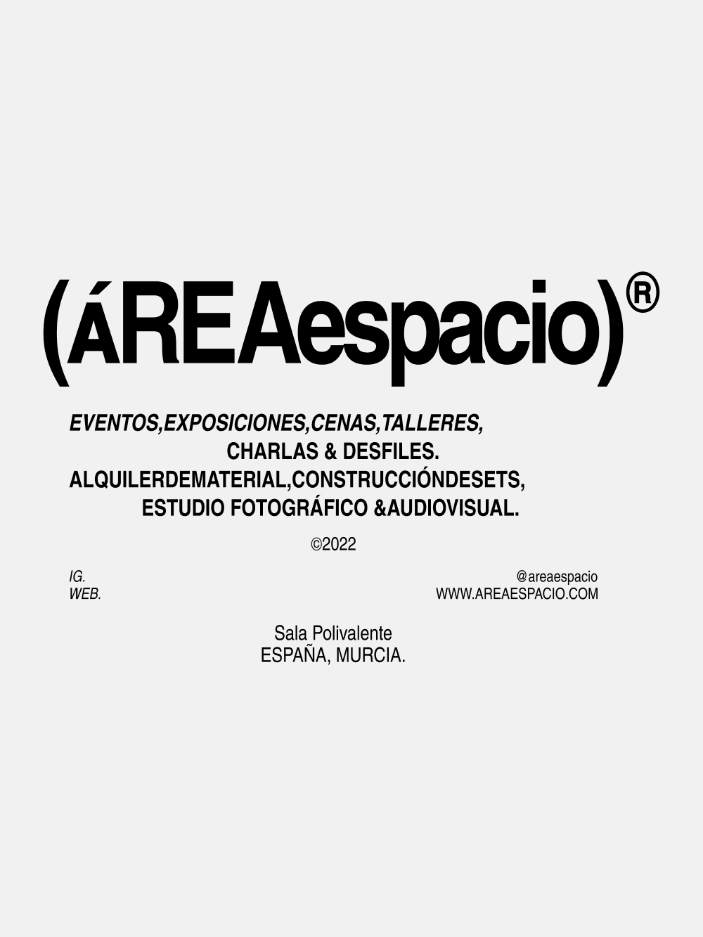 ÁREAespacio
